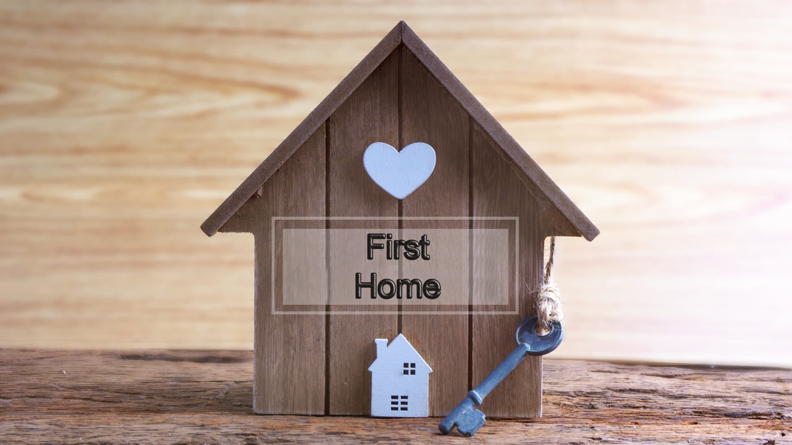 House with front garden ready for first home buyers